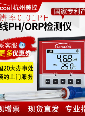 MIK-PH163S在线ph计工业污水ph电极ph探头orp测试仪ph控制器 ph计