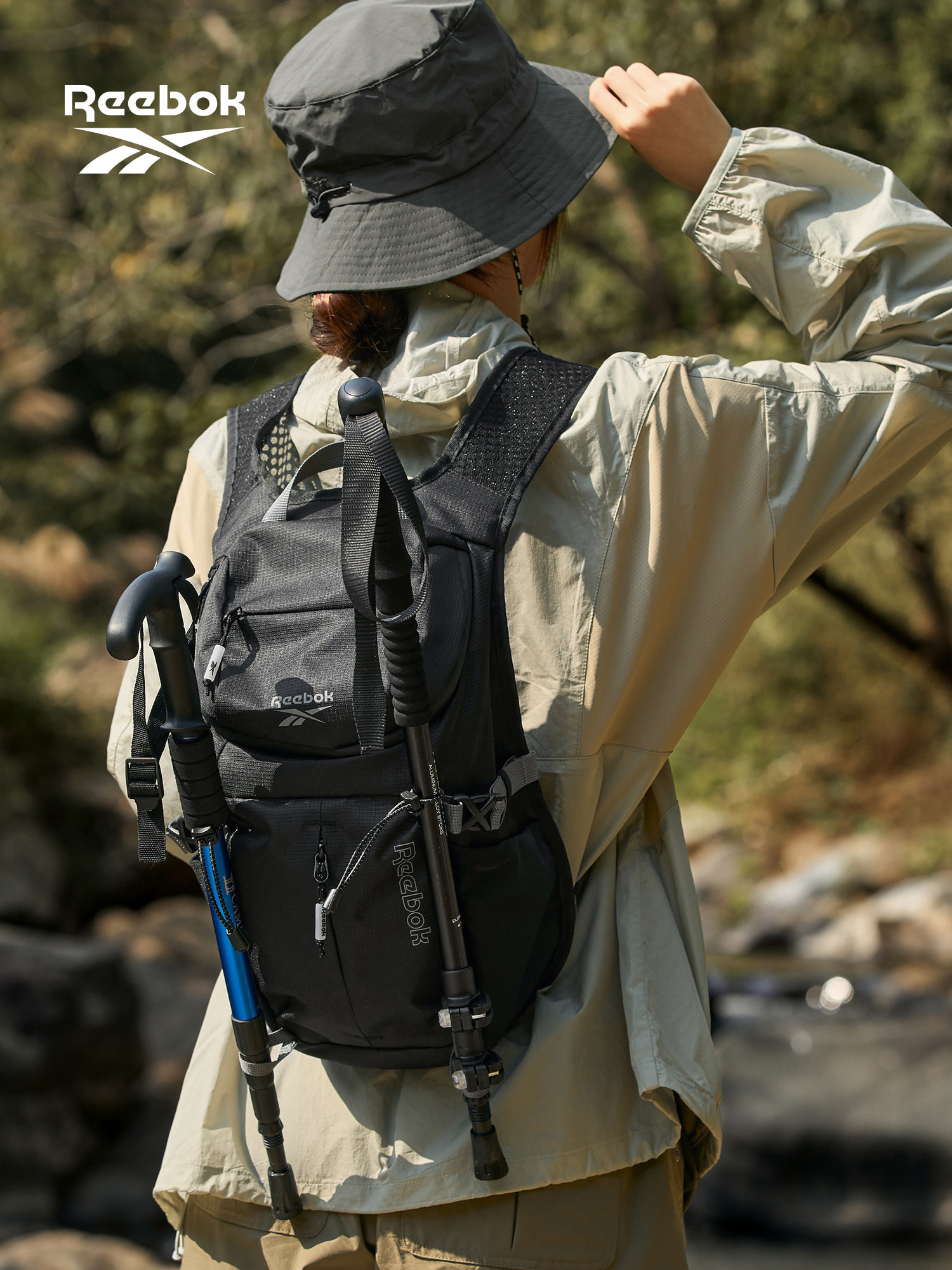 Reebok Lightweight Backpack For Men And Women - Hiking, Climbing, Casual Outdoor Sports And Travel Bag - Thumbnail 2