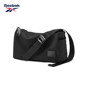 Reebok锐步潮流休闲斜挎包简约通勤单肩包学生大容量户外邮差挎包