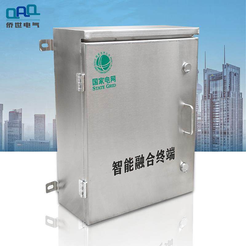 不锈钢融合终端箱防水布线箱检修箱终端挂墙控制箱弱电箱防水防尘