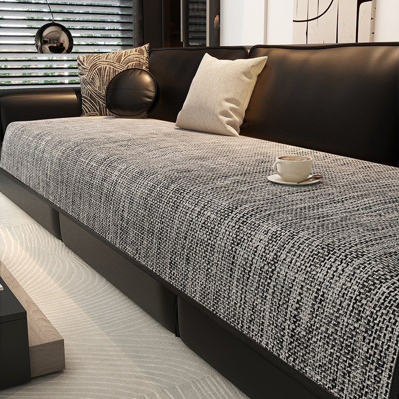 高级感沙发垫防滑耐脏家用沙发套罩新款四季通用极简风沙发坐垫子