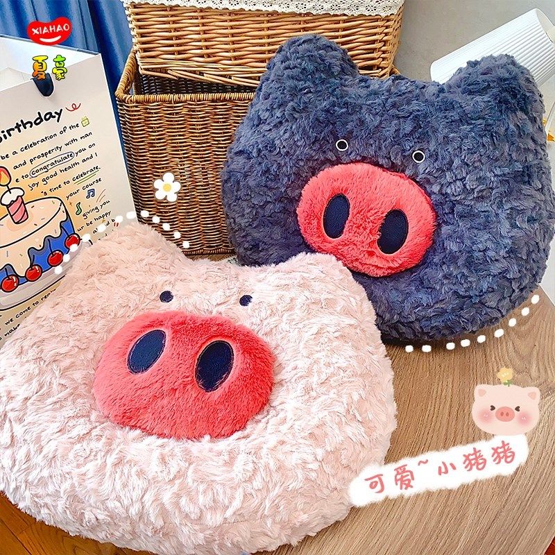 可爱猪猪抱枕靠背垫客厅沙发学生午睡枕靠枕猪鼻子办公室护腰靠枕,居家布艺,靠垫/抱枕,淘宝优惠券,粉丝福利购,淘宝优惠卷