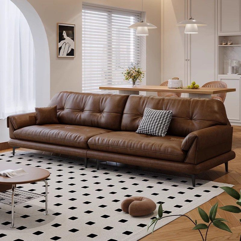 海伦仙奴复古油蜡皮沙发超深坐宽油蜡真牛皮防刮耐磨猫抓皮沙发,住宅家具,皮艺沙发,淘宝优惠券,粉丝福利购,淘宝优惠卷