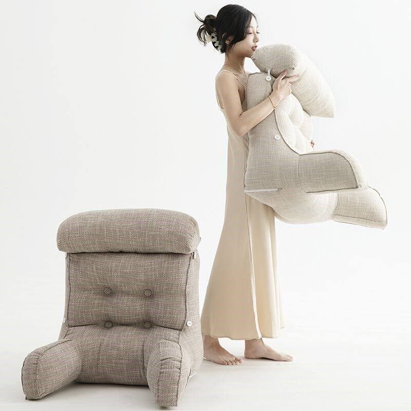 可拆洗床头靠垫床上靠枕靠背软包护腰枕沙发办公室座椅抱枕头单人