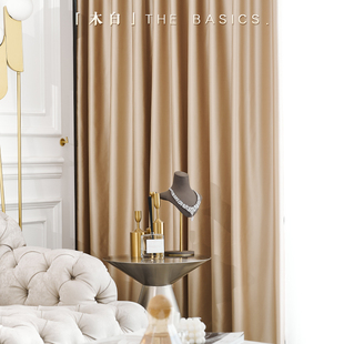 窗帘仿真丝法式帘头帘幔客厅高档卧别墅室遮光2021年新款定制成品