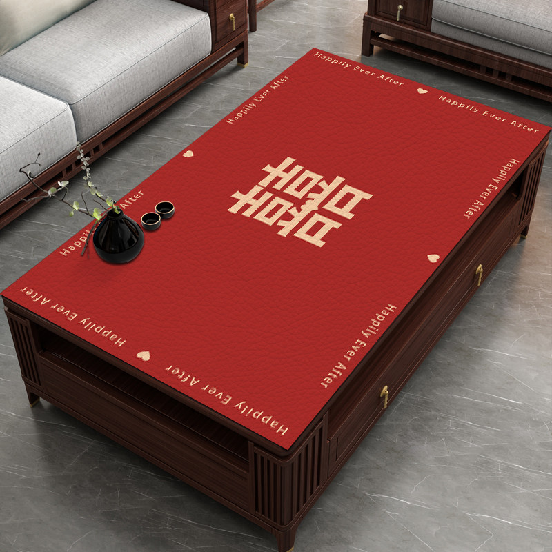 皮革桌布结婚布置客厅茶几垫子防烫防水防油免洗垫防滑可裁剪桌垫,居家布艺,桌布,淘宝优惠券,粉丝福利购,淘宝优惠卷