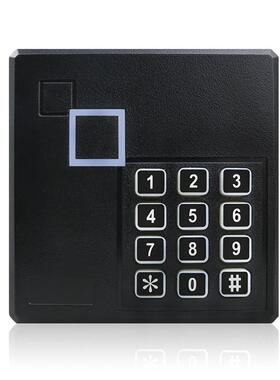 ID防水带键盘 密码 门禁读 EM卡 韦根26/34 读卡器 刷卡机125Khz