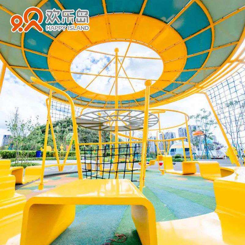 户外儿童乐园不锈钢滑梯厂家文旅项目大型非标无动力游乐设备规划