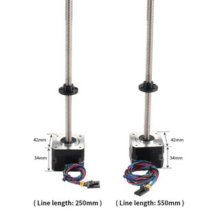 3D打印机配件X Prusa MK3 MK3S E轴双Z轴42丝杆步进电机套件