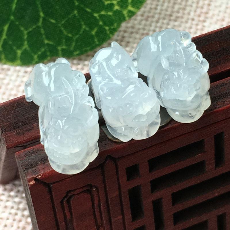 傅小姐翡翠 冰种貔貅细腻,起光,种老水润