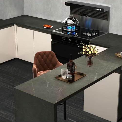 沃顿岩板贝佳斯大板智联800*2600mm厨房可切菜桌面岩板哑光石英石