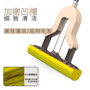 海绵拖把吸水拖布大号家用胶棉吸收力免手洗挤水懒人拖地神器