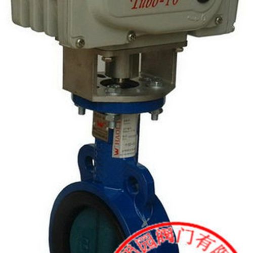 自动化 D971X-16对夹式电动蝶阀 开关型对夹式蝶阀 DN125