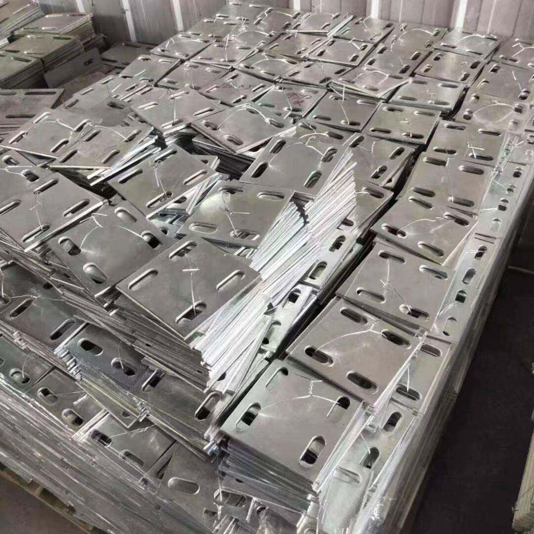 镀锌钢板预埋件预埋板铁板热镀锌预埋铁钢结构固定板底座底板带孔