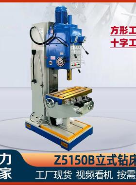 立式钻床Z5150B小型自动钻方孔立式深孔钻床全自动进刀