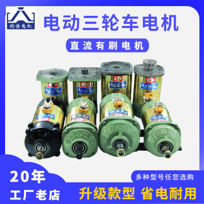 三轮车电动电机建筑工程车平板拉货车马达24v36v48v60v直流电机