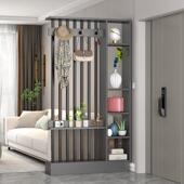 入户玄关柜现代简约客厅装 饰隔断屏风进门轻奢门厅柜装 饰墙置物架