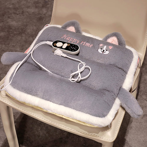 冬季坐垫椅垫办公室久坐加热屁垫学生宿舍电热座椅板凳垫子车载用