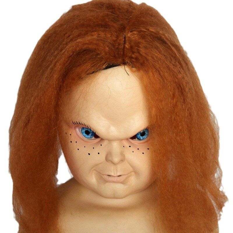 电影道具鬼娃回魂面具恰吉娃娃头套灵异入侵脸谱面罩万圣节装扮新,节庆用品/礼品,面具,淘宝优惠券,粉丝福利购,淘宝优惠卷