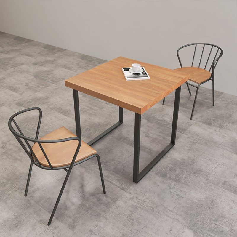 实木餐桌椅组合小吃店餐饮店长方形桌子家用咖啡机阳台小书桌茶几,住宅家具,实木餐桌,淘宝优惠券,粉丝福利购,淘宝优惠卷