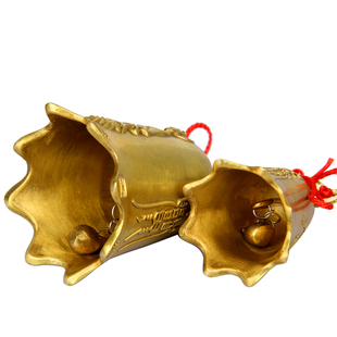 朴器 铜铃铛挂件观音铜铃铛 铜钟挂件 铜观音风铃挂件