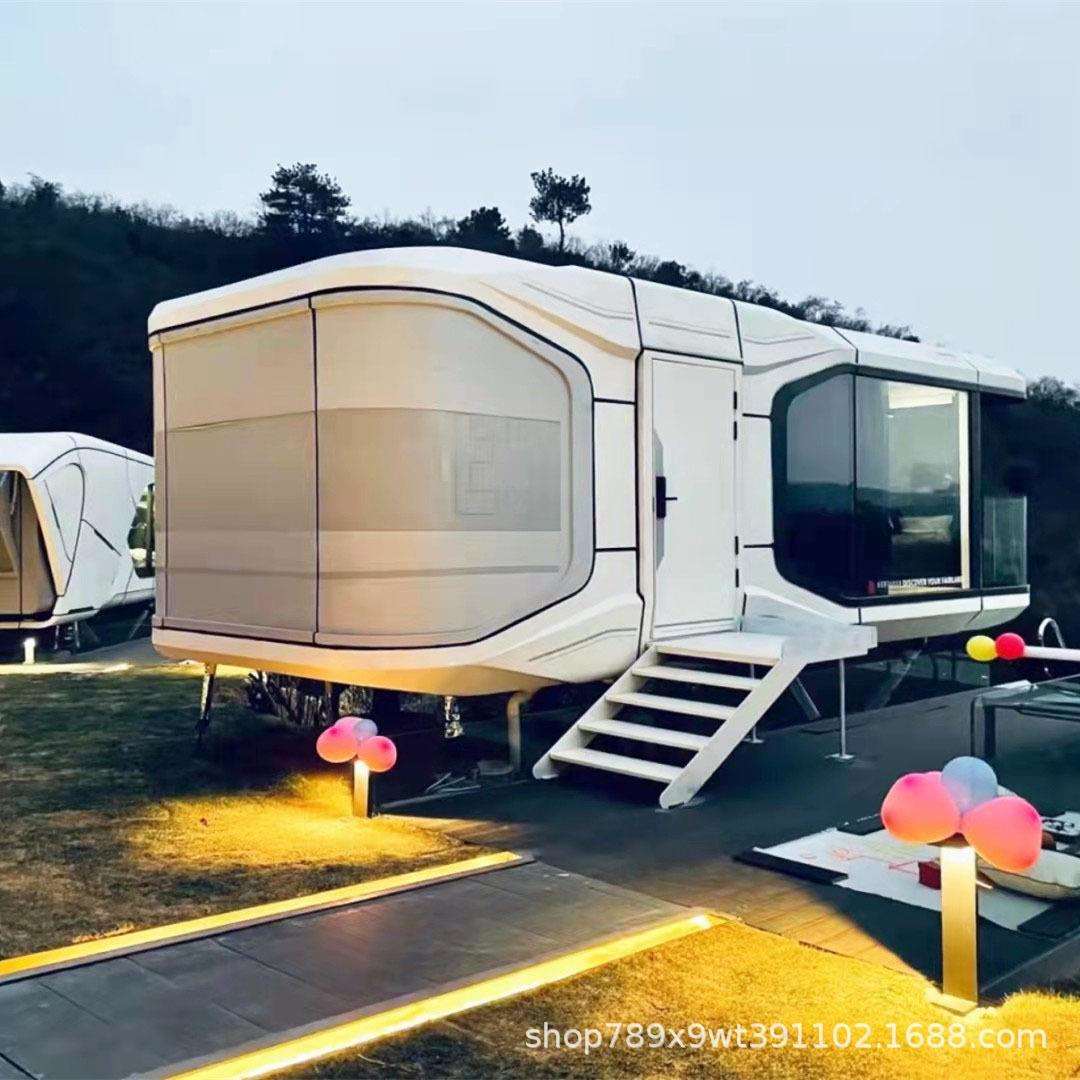 户外露营民宿太空舱海边度假阳光房旅行房屋营地民宿共享午睡舱