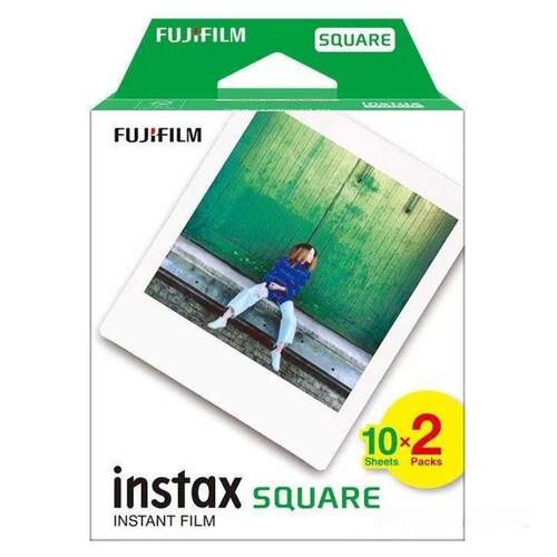 拍立得SQUARE系列方形相纸适用SQ1SQ6SQ10SQ20sp3胶卷4寸白边相纸