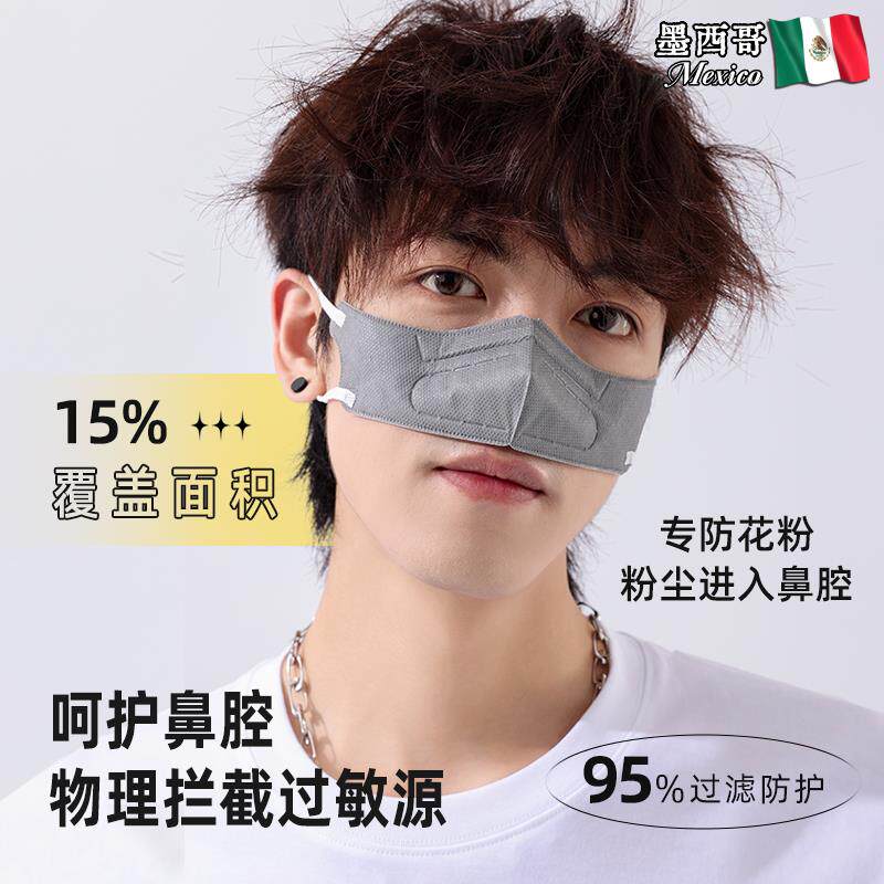 墨西哥轻薄透气防尘鼻罩冷风鼻子过敏花粉篙草睡觉鼻炎保暖鼻口罩,居家日用,鼻罩,淘宝优惠券,粉丝福利购,淘宝优惠卷