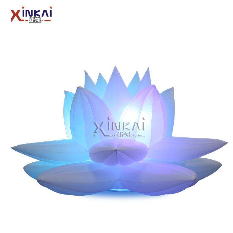 充气荷花莲花气模 商场气氛美陈装饰灯光植物 酒吧舞台道具花朵
