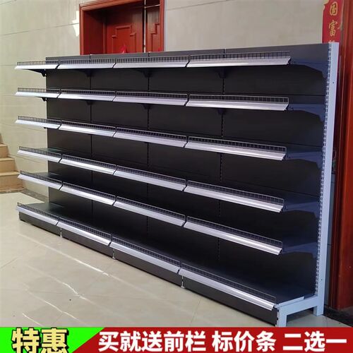 新款超市货架便利店多层小卖部零食展示架药店文具母婴单双面架子