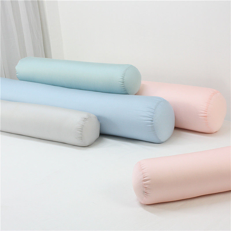 秋冬冰丝大抱枕床上靠枕纯色60S兰精天丝长条枕圆枕睡觉夹腿抱枕