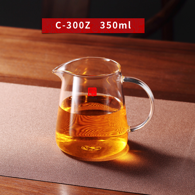 品一恒玻璃公道杯 加厚耐热玻璃公杯茶海 200Z公杯耐高温分茶器