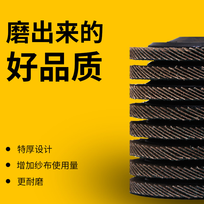 浩耐特百叶片100型红砂百叶轮400目600目800目抛光金属打磨百叶轮