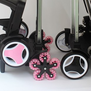 书包拉杆车配件轮子静音大轮爬楼五轮三轮【适合本店的拉杆使用】