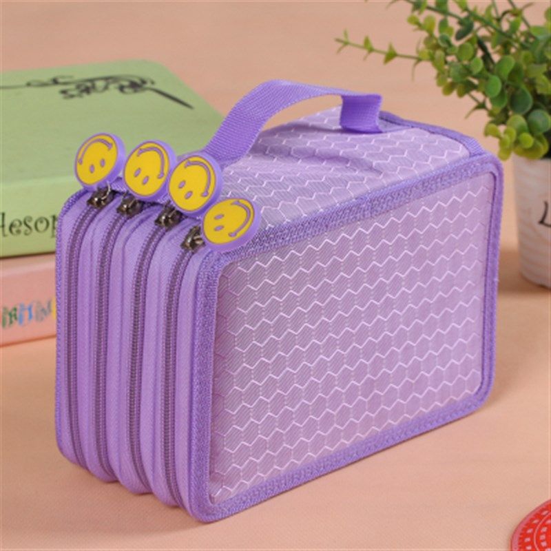 笔帘抗震防摔美术笔袋 素描卡通填色笔袋 72孔文具盒素描彩色铅笔,文具电教/文化用品/商务用品,笔袋,淘宝优惠券,粉丝福利购,淘宝优惠卷