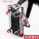 折叠静音拖车家用平板车万向轮塑料便携推货车手推车四轮小推车