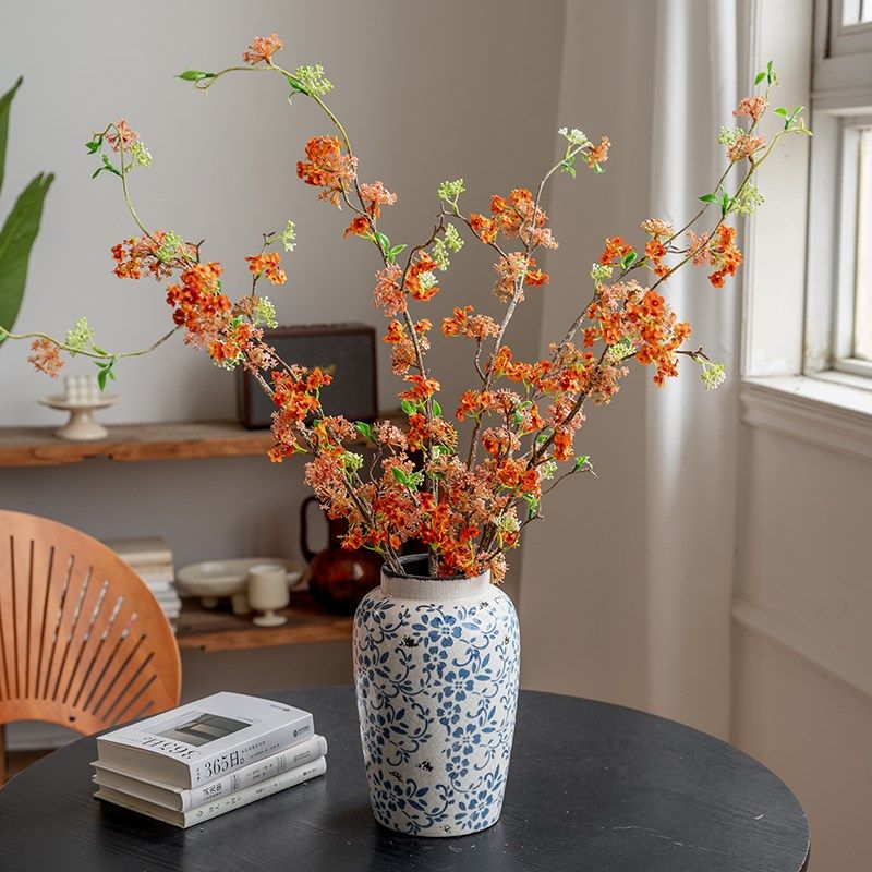 仿真花雪柳花假花绢花装饰花客厅摆设摆件餐桌花束满天星花卉,家居饰品,仿真花/假花,淘宝优惠券,粉丝福利购,淘宝优惠卷