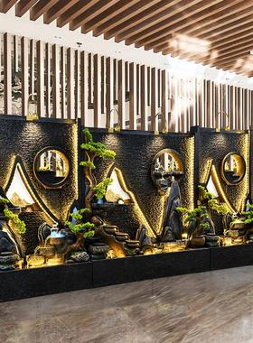 水幕墙流水屏风摆件公司酒店水景观装饰假山喷泉花园庭院水池造景