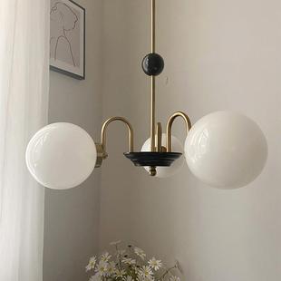 2021中古风北欧玻璃吊灯卧室客厅餐厅现代简约艺术衣帽间设计师灯
