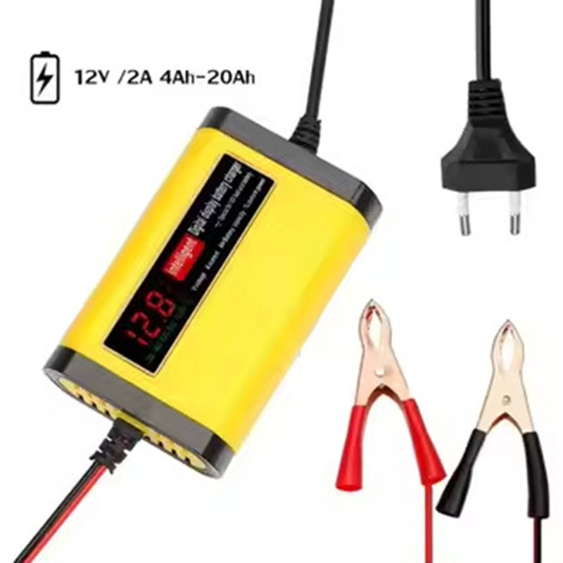 摩托车电瓶修复小货车蓄电瓶液晶充电器12V伏6A3安5a2SUV汽车电池
