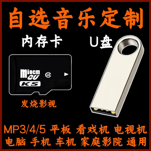 车载U盘音乐内存卡抖音流行无损