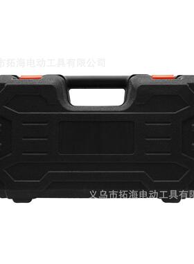 跨境6寸橙色无绳电链锯大功率锯户外伐木锯木工锯锂电充电单手锯