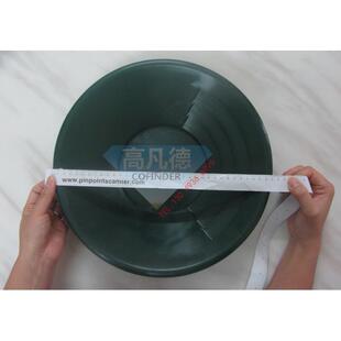 350*76mm 绿色筛金沙盆 绿色筛金盆矿业物探仪器
