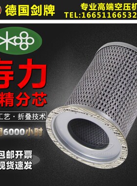 寿力螺杆空压机保养配件LS10-30/40油气分离器芯02250121-500油分