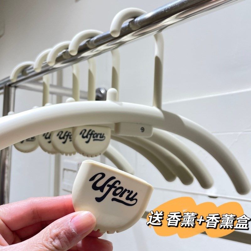 超流行~温柔不伤衣!无痕不鼓包衣架 高档奶油风好搭配衣柜衣帽间