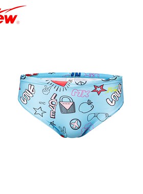 飘(FEW)2021新品儿童时尚印花卡通图案泳裤环保面料舒适M3136