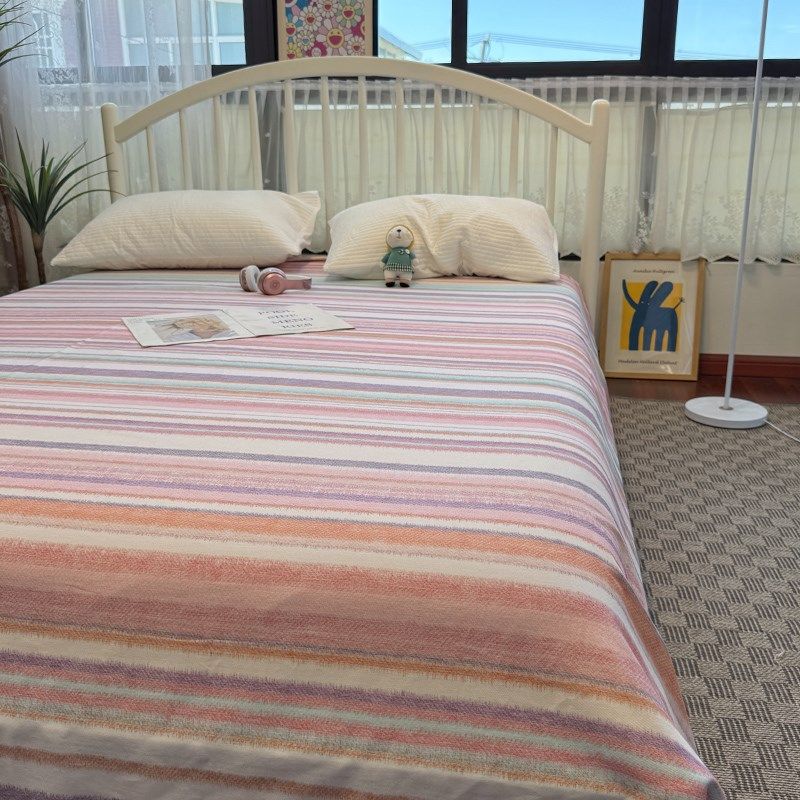 全棉加厚磨毛床单床笠单件秋冬简约风纯棉保暖床罩床垫保护套单品