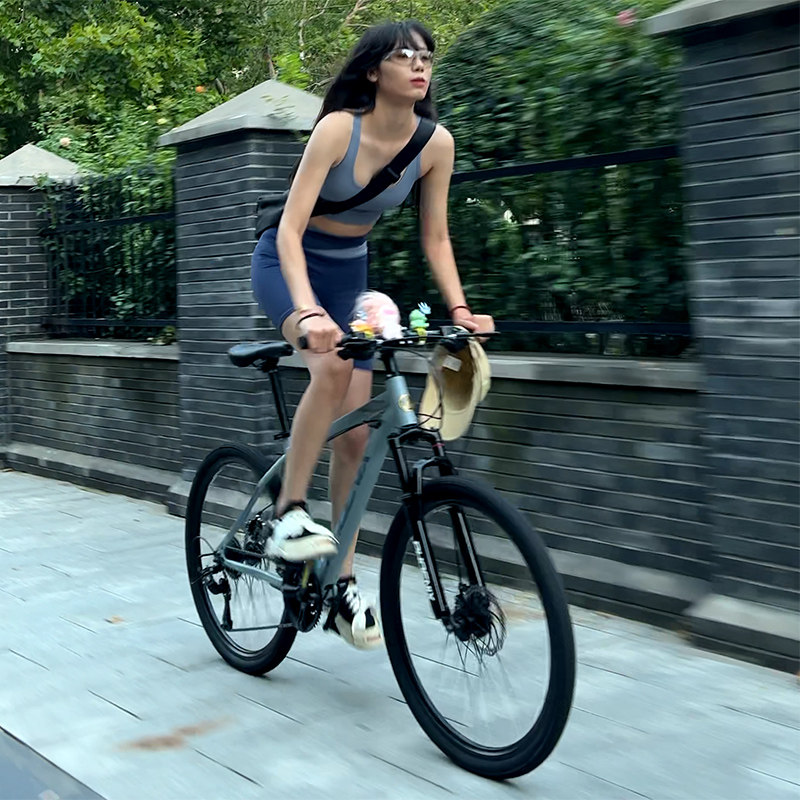 凤凰登山自行车成人变速越野单车赛车24寸男式青少年初中学生女