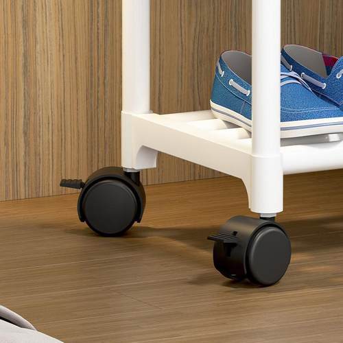 衣架落地卧室挂衣架带轮可移动家用简易衣帽架室内房间晾衣服架子