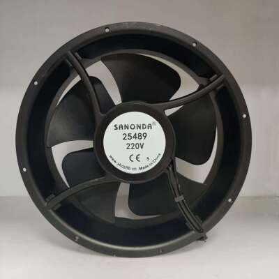 SANONDA 25489 220V排气扇机柜工业散热风扇高品质大风量